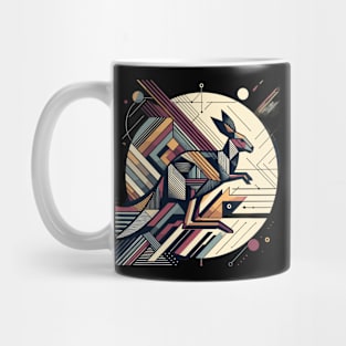 Abstract Animal Kangaroo 4 Mug